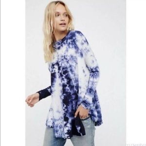 Show Me Your Mumu Will Tie Dye Tunic Dress Long Sleeve Swing